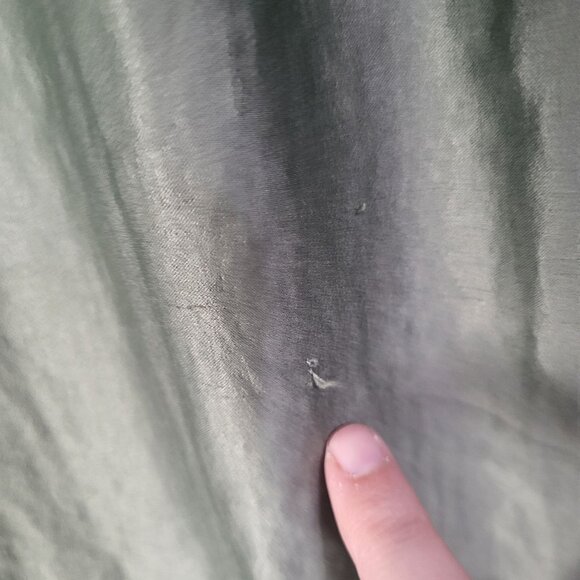 saturday sunday by Anthropologie Small Womens Dress Green Cowl Neck 3/4 Sleeve - Picture 6 of 10